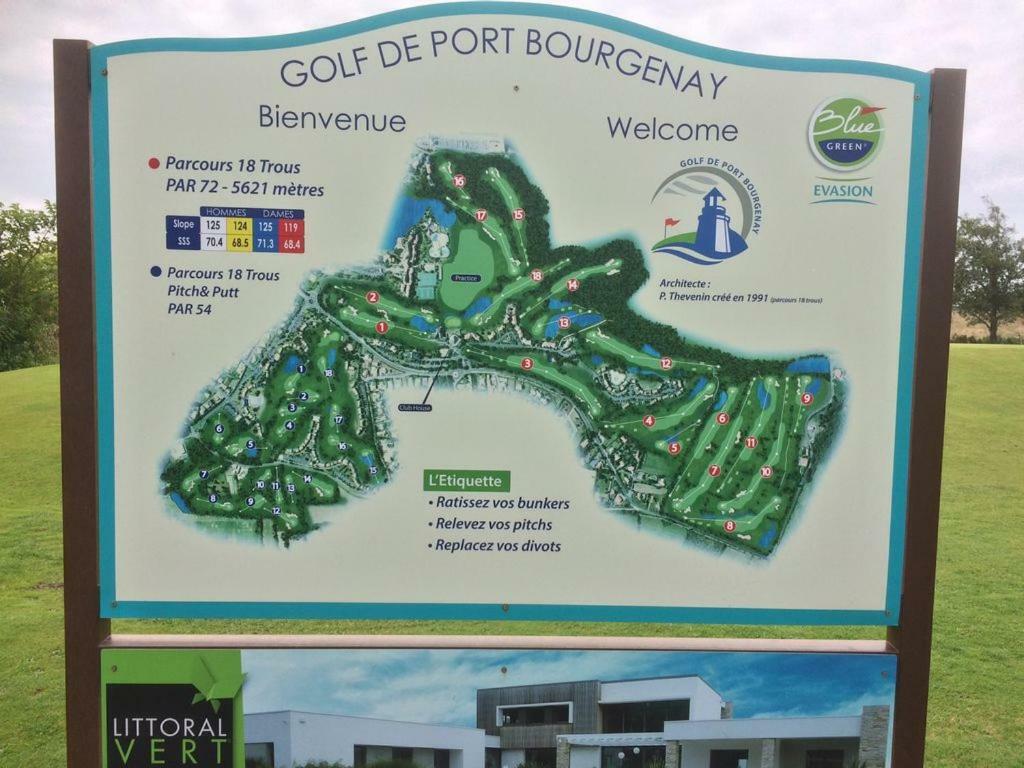 Appartement 2 Pieces Port-Bourgenay 31M2 - Acces Piscine Inclus Talmont-Saint-Hilaire Exteriör bild
